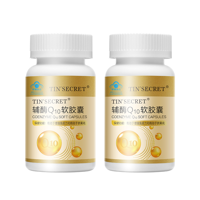 TIN'SECRET 辅酶Q10软胶囊（0.4g*60粒/盒）*2【520】